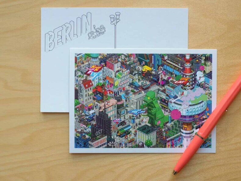 Berlin, Postkarte eBOY