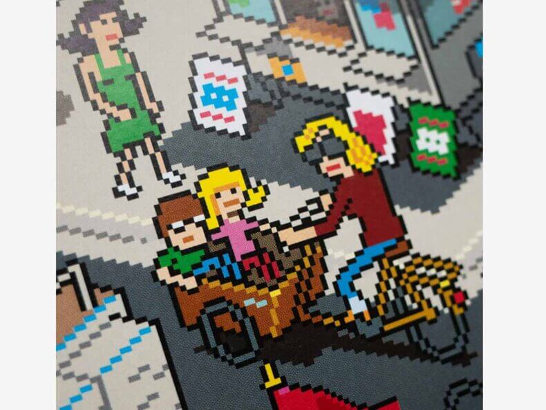 Berlin, Pixorama Pixelkunst-Poster | Von eBoy