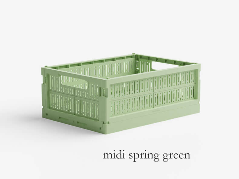 spring green | Faltkiste MIDI | Made Crate