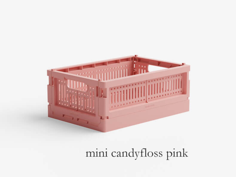 candyfloss pink | Faltkiste MINI | Made Crate