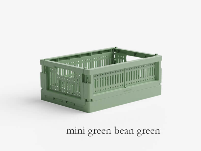 Faltkiste-MINI-Made-Crate-green-bean-green