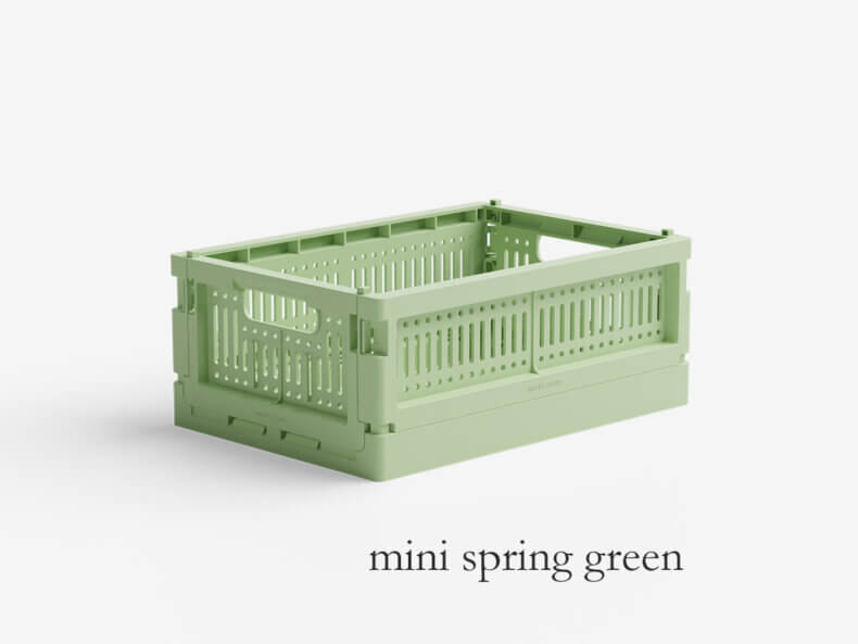 spring green | Faltkiste MINI | Made Crate