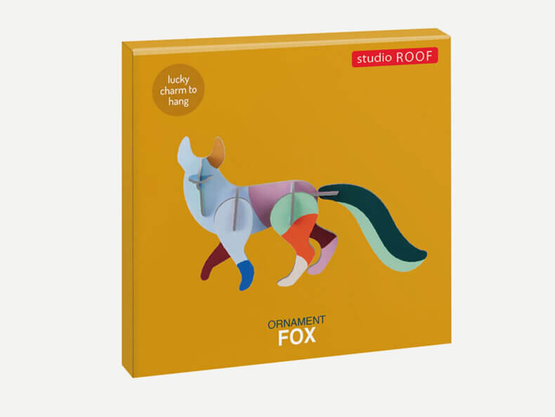 Fox, Fuchs 3D Anhänger | Von studio ROOF