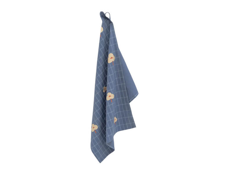 tea towel BLUE, Geschirrhandtuch | von JURIANNE MATTER