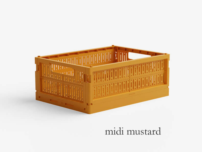 Mustard | Faltkiste MIDI | Made Crate