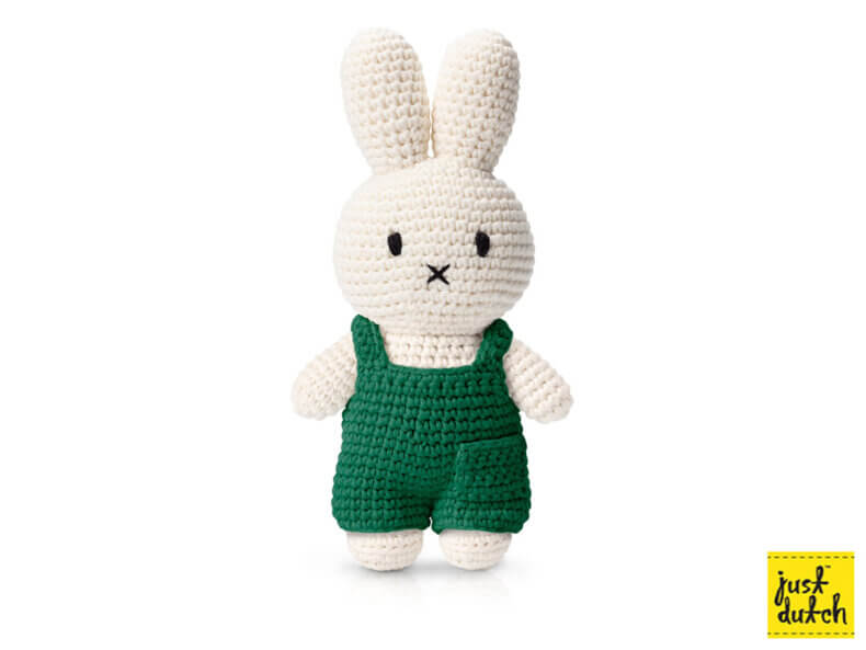 MIFFY, Kuschelhase im grünen Kleid | just dutch